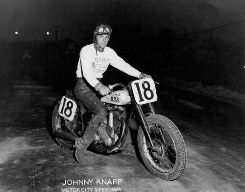 Motor City Speedway - Johnny Knapp On Bsa From Steve